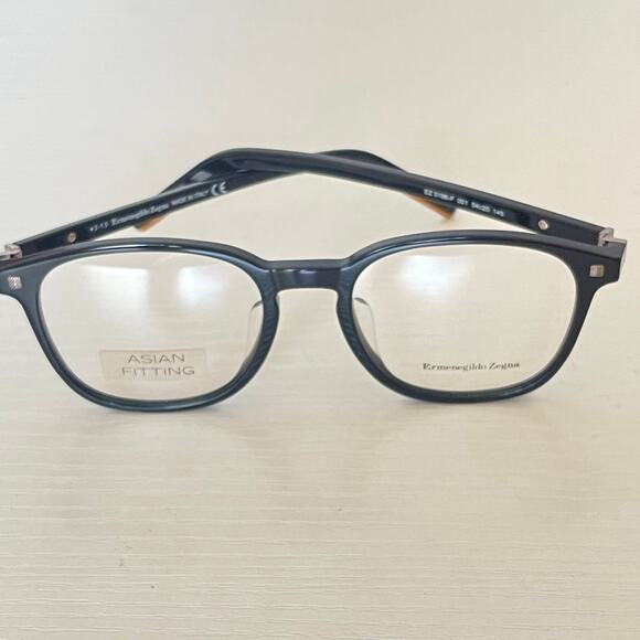 ERMENEGILDO ZEGNA EZ5186-F 001 Black Plastic Eyeglasses Frame - Picture 4 of 9